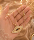 قلادة العين الذهبية - Evil Eye Necklace